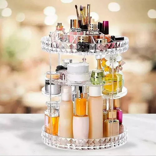 Organizador maquillaje acrílico giratori